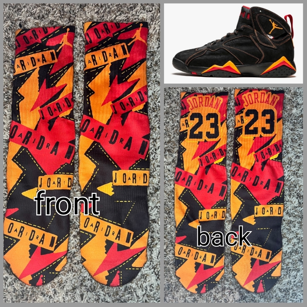 Jordan 7 citrus socks